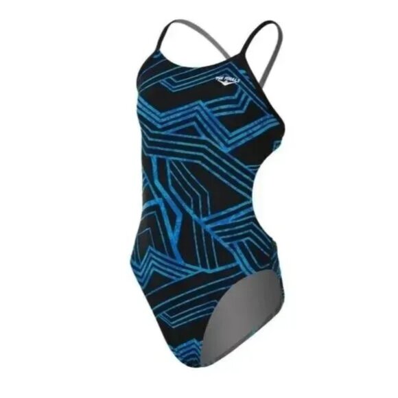 The Finals  Maize Swan Back One Piece Swimsuit, Blue Size 30 /XXS, - Picture 1 of 8